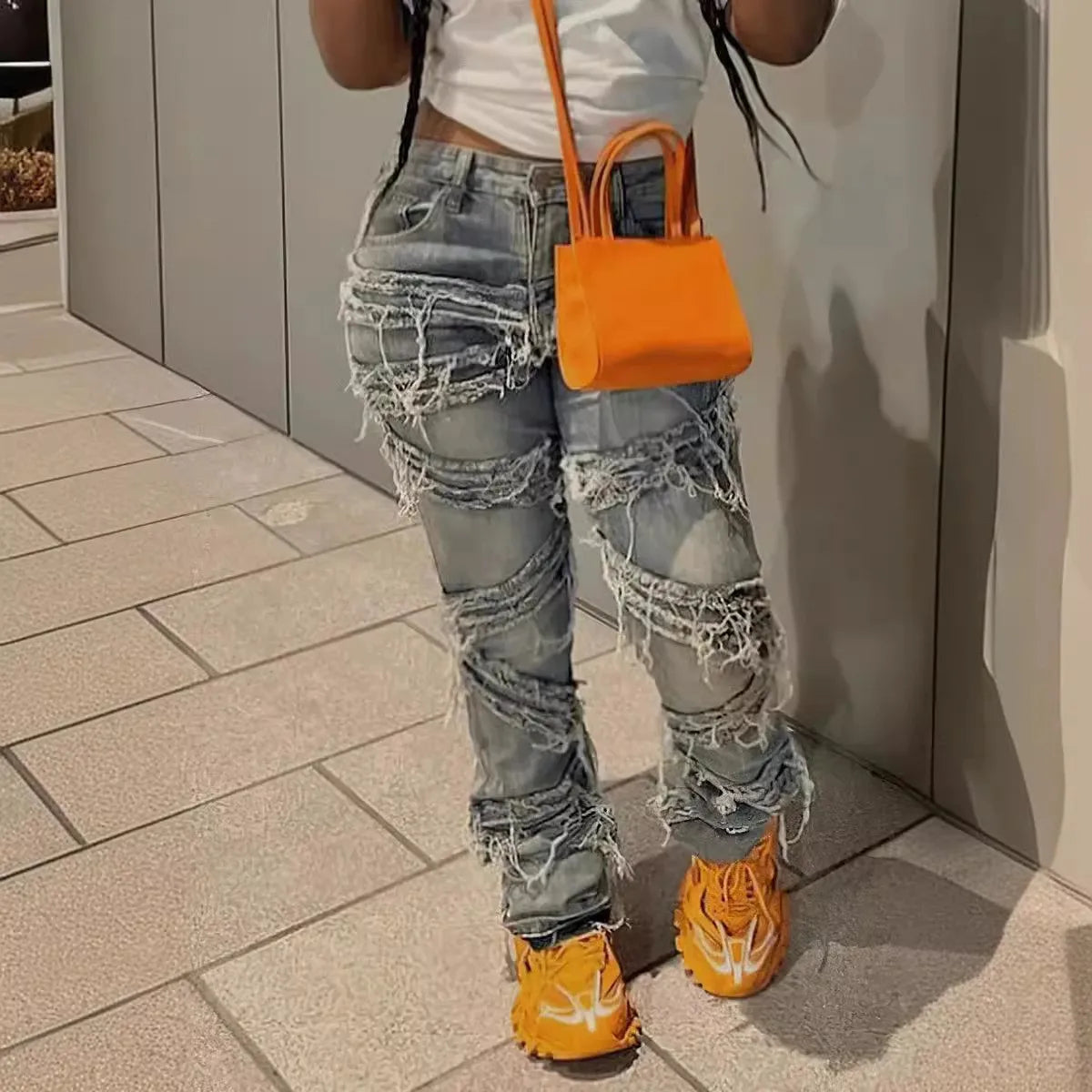 G Y D N™ || Vrouwen Drip Jeans