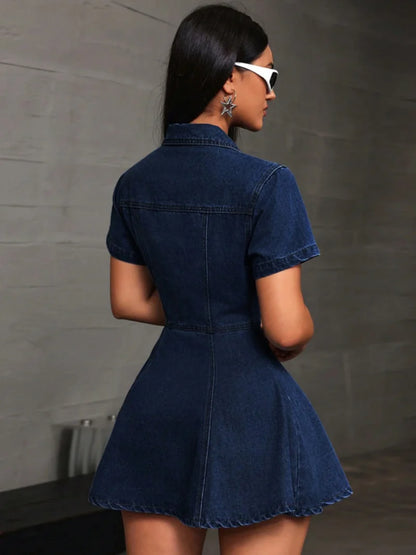 G Y D N™ || GYDN Dames Denim Jurk