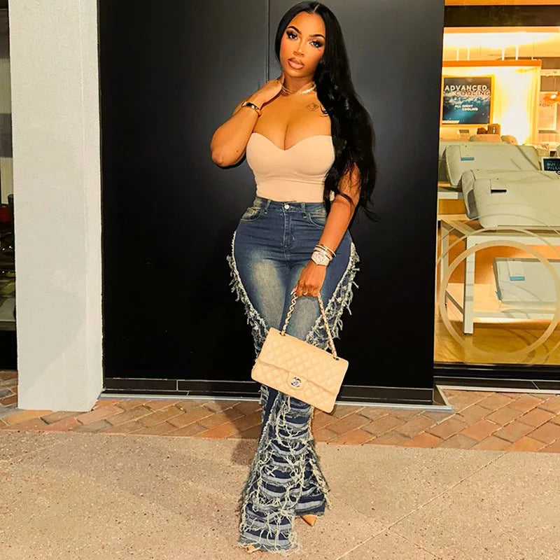 G Y D N™ || Sifreyr Dames Denim Jeans