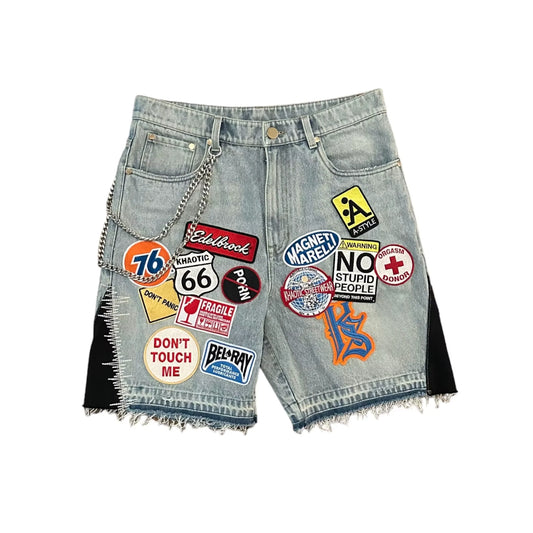 G Y D N™ || Patchwork Retro Shorts