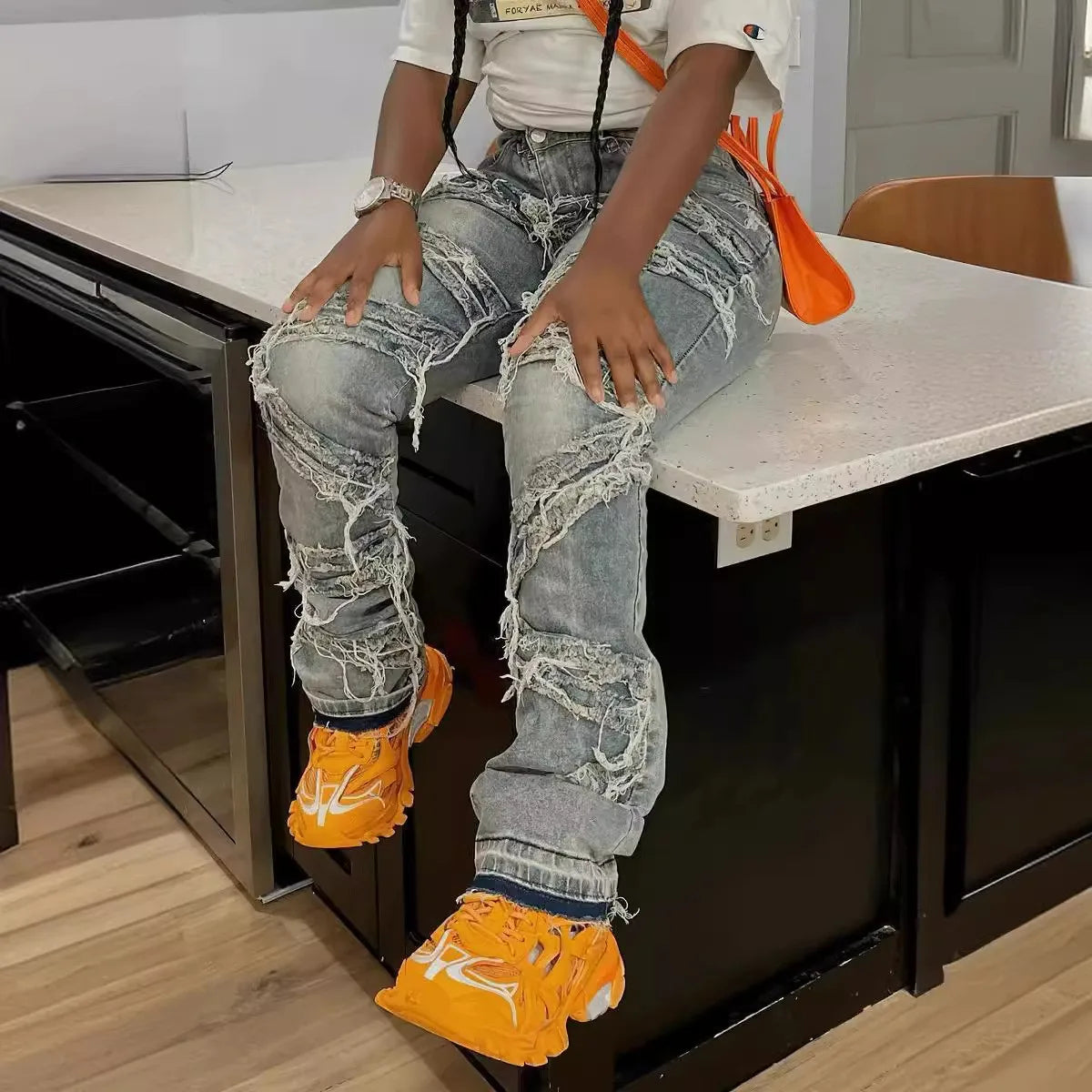 G Y D N™ || Vrouwen Drip Jeans